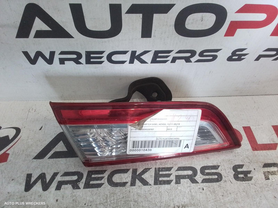 2013 Toyota Camry Rear Garnish