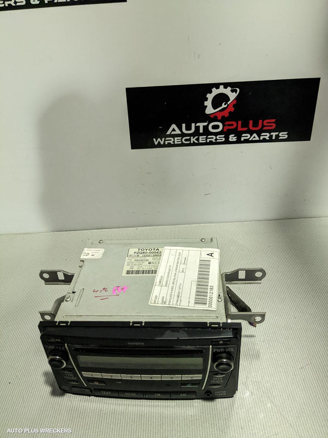 2010 Toyota Corolla Radio Cd Dvd Sat Tv