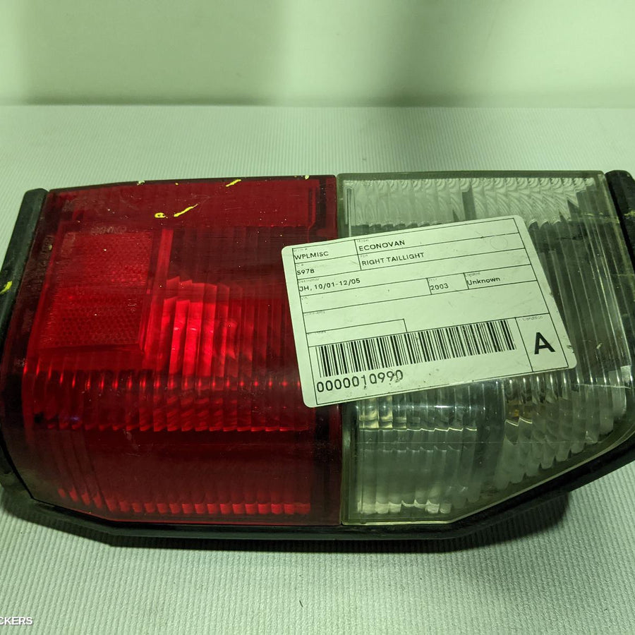 2003 Ford Econovan Right Taillight