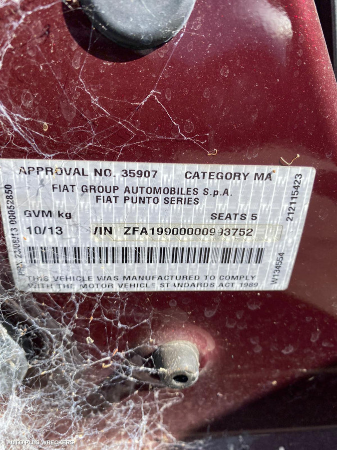 2013 Fiat Punto Radiator Support