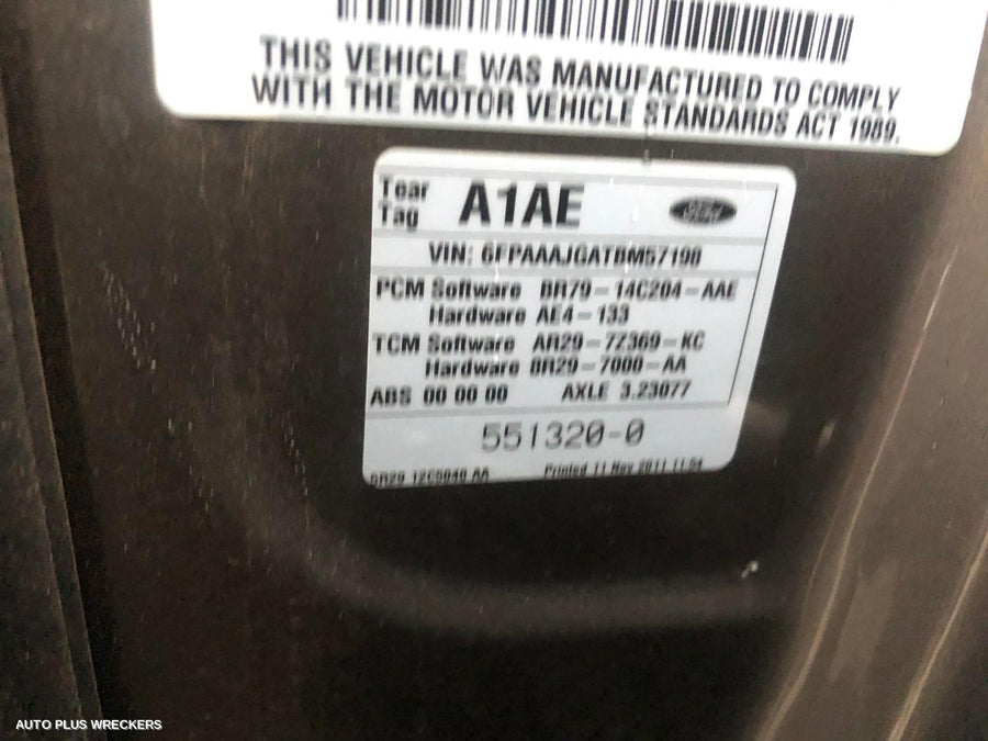 2012 Ford Territory Column