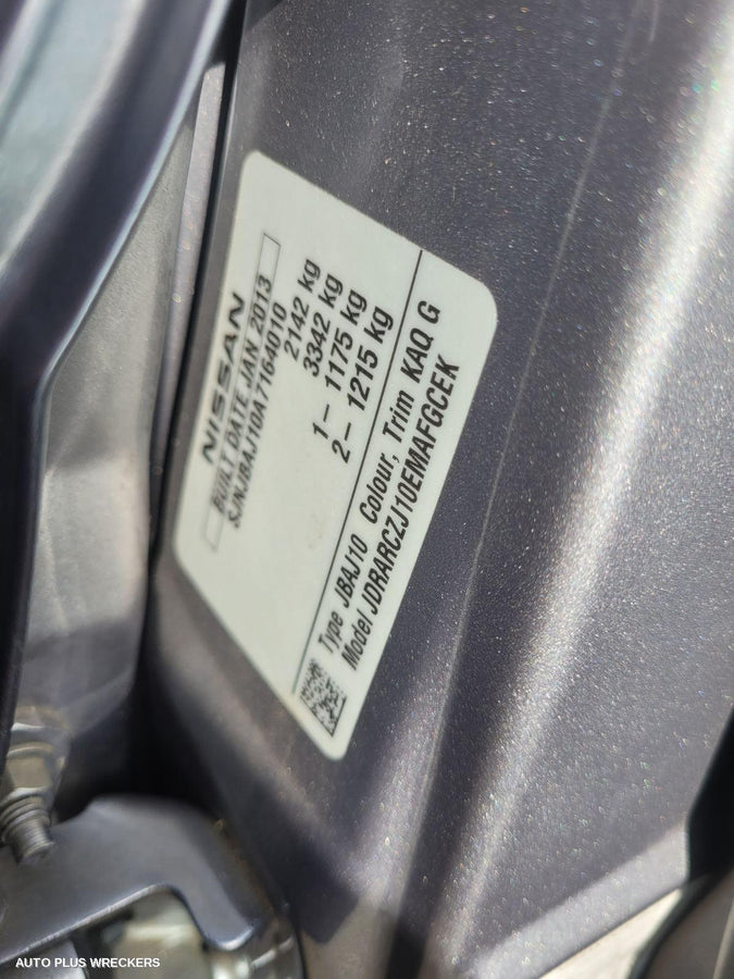 2013 Nissan Dualis Instrument Cluster