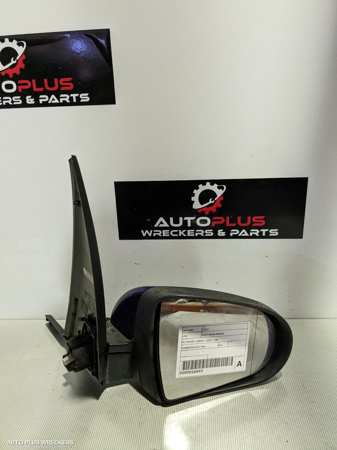 2007 Mitsubishi Colt Right Door Mirror