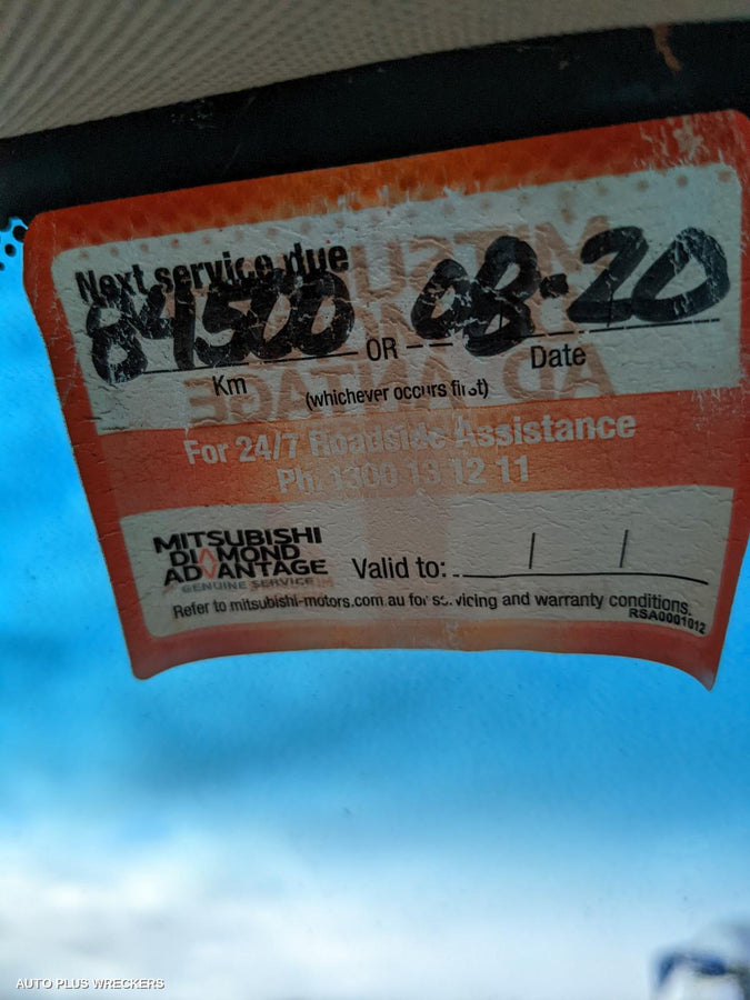 2011 Ssangyong Korando Left Front Door Window