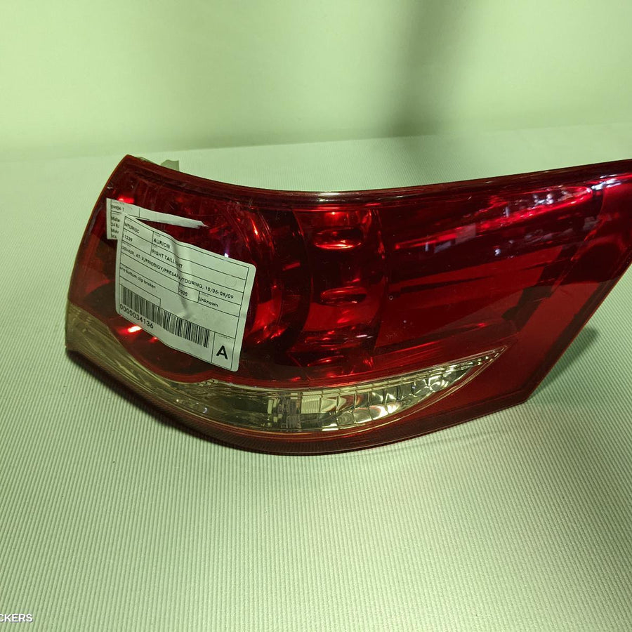 2006-2009 Toyota Aurion Right Taillight