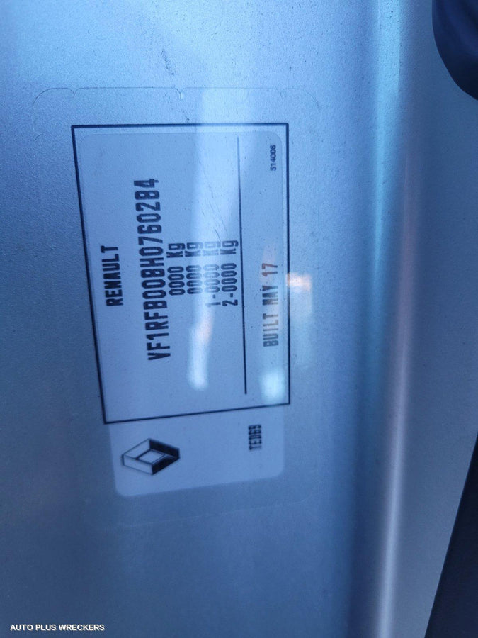 2018 Renault Megane Bootlid Tailgate