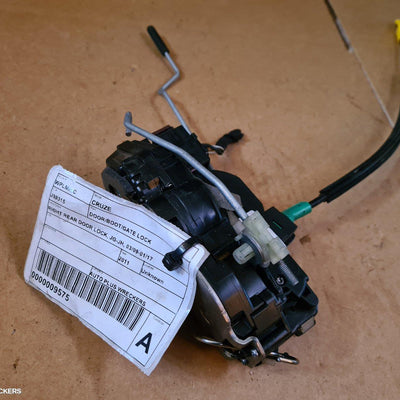2011 Holden Cruze Door Boot Gate Lock