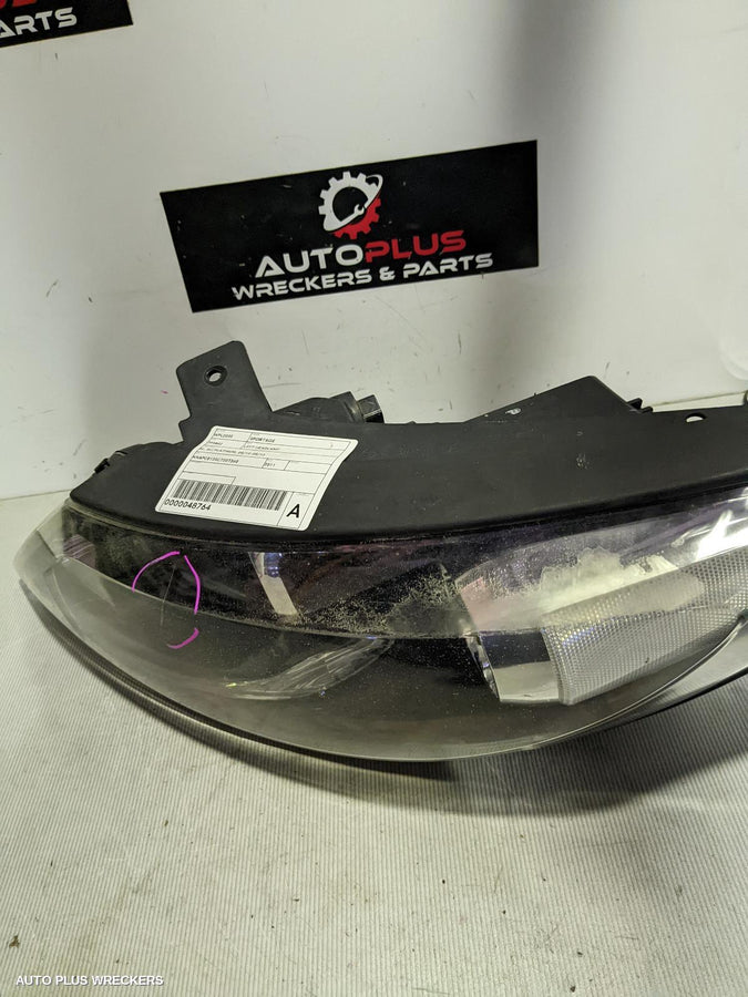 2011 Kia Sportage Left Headlamp