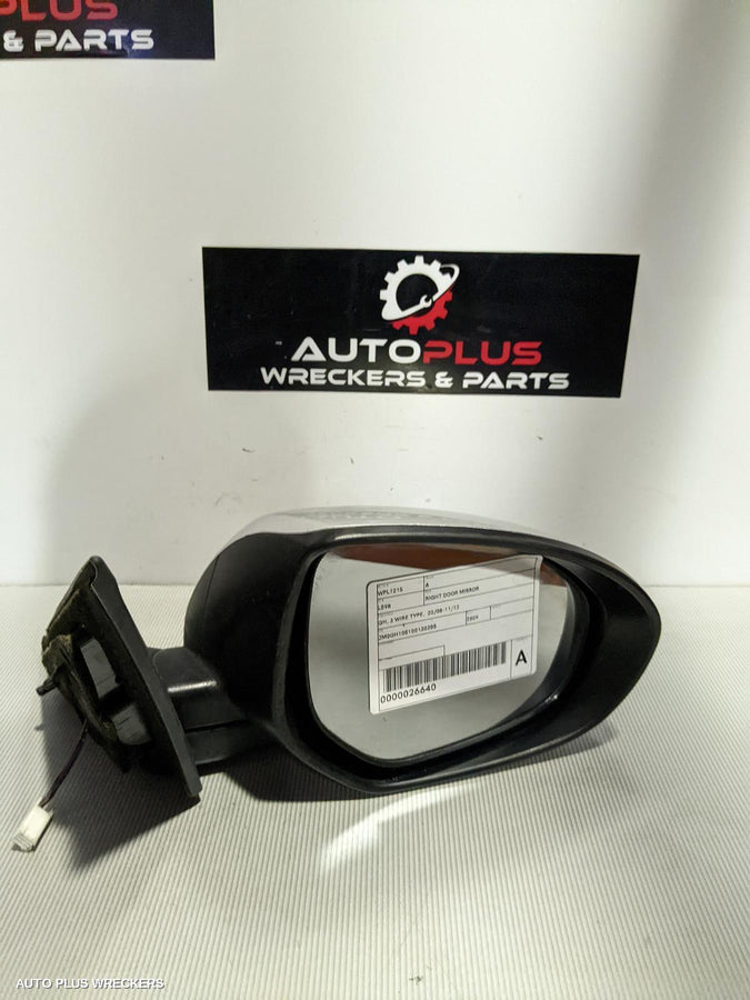 2009 Mazda 6 Right Door Mirror