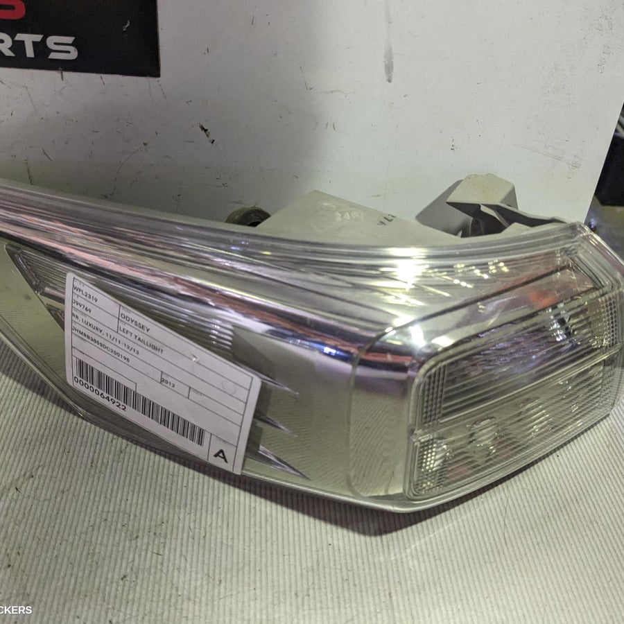 2011-2013 Honda Odyssey Left Taillight