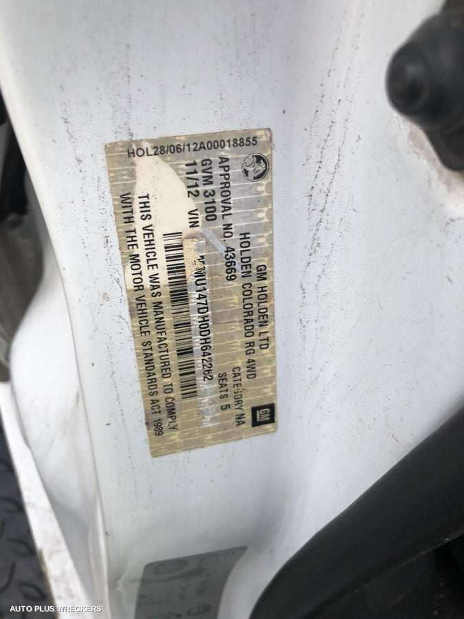 2013 Holden Colorado Abs Pump Modulator