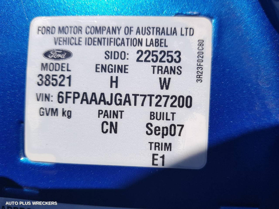 2007 Ford Territory A C Condenser