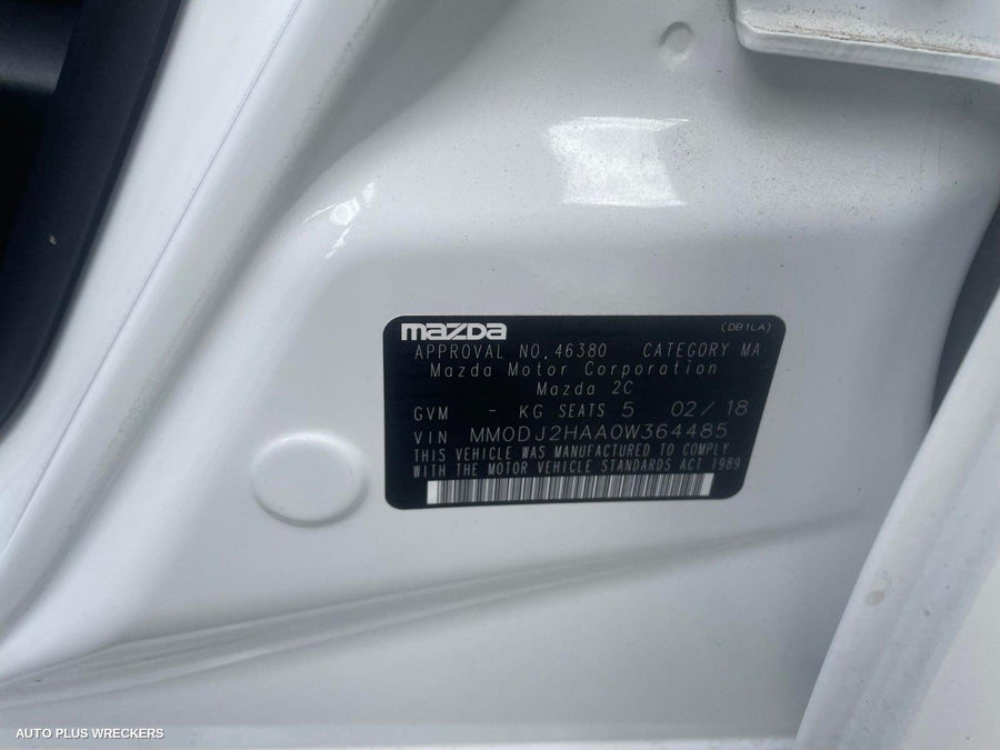 2018 Mazda 2 Radio Cd Dvd Sat Tv