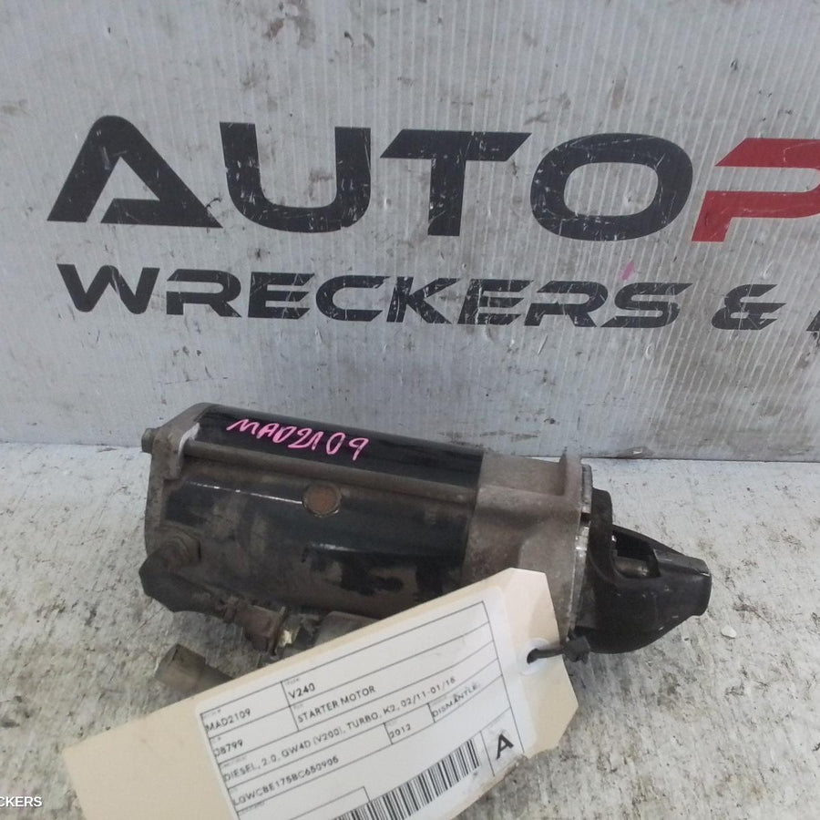 2011-2015 Great Wall V200/v240 Starter