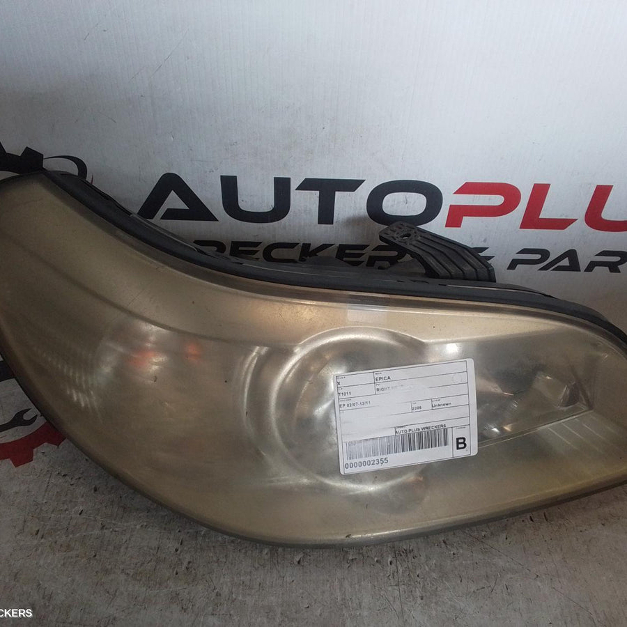 2008 Holden Epica Right Headlamp
