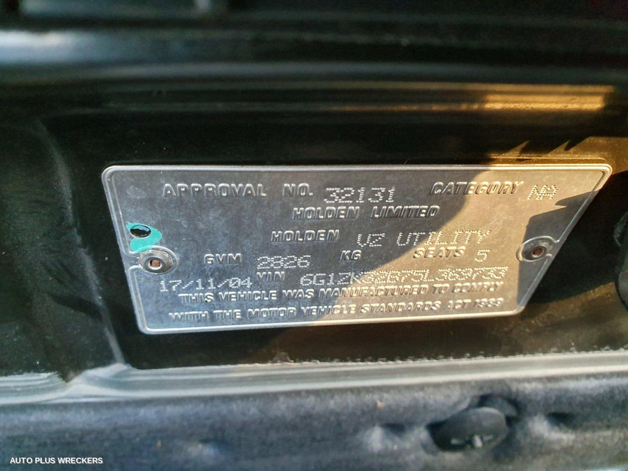 2004 HOLDEN CREWMAN FAN