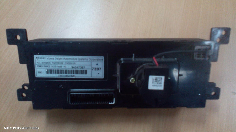 2015 Holden Captiva Heater Ac Controls