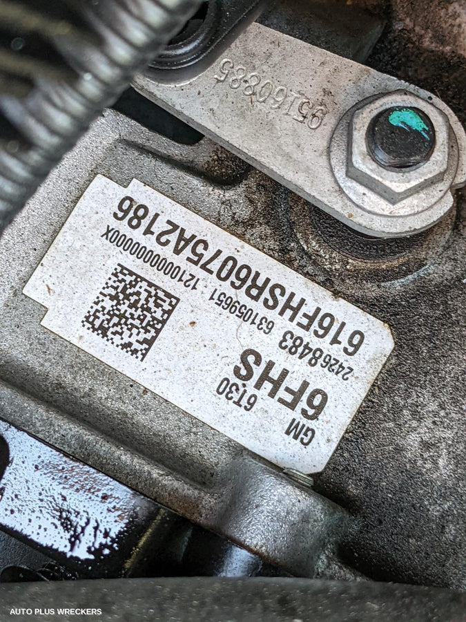 2017 Holden Barina Trans Gearbox