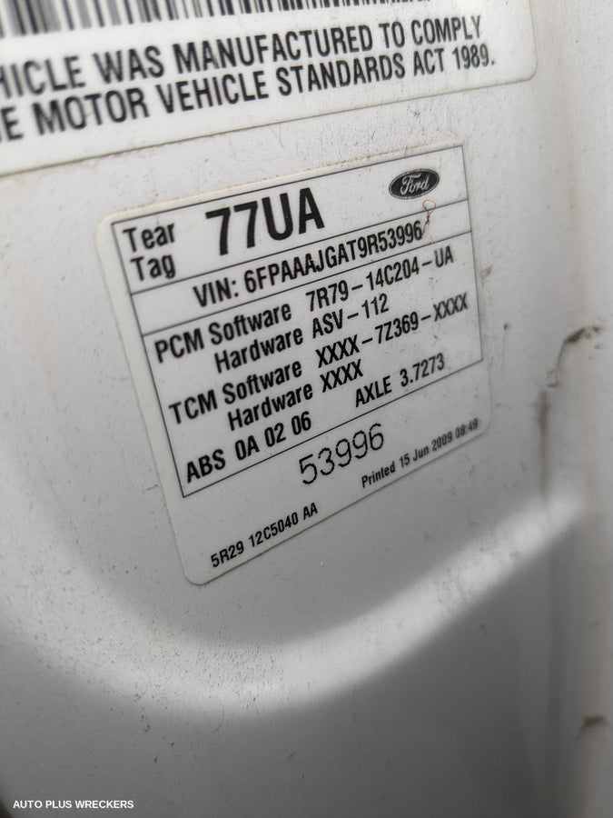 2009 Ford Territory Right Door Mirror